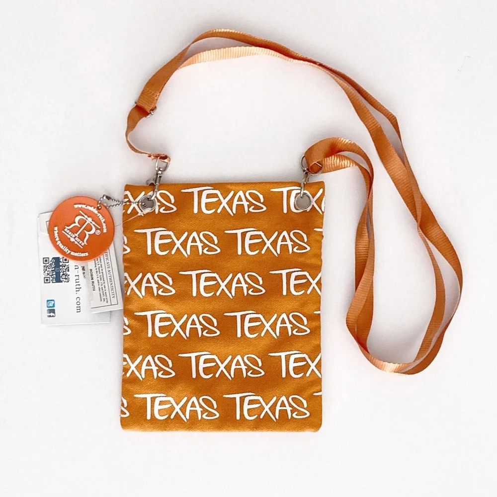 ROBIN RUTH Original TEXAS Crossbody Purse Shoulder Bag Passport Pouch‎ slim NWT